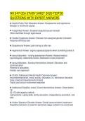 NR 547 CEA STUDY SHEET 2026 TESTED QUESTIONS WITH EXPERT ANSWERS&period;