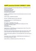 AMPP practical EXAM CORRECT 100&percnt;