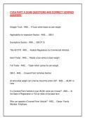 CVSA PART A EXAM QUESTIONS AND CORRECT VERIFIED &NewLine;ANSWERS