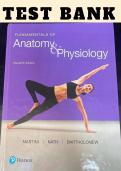 Full Test Bank for Fundamentals of Anatomy & Physiology 11th Edition by Frederic H&period; Martini&comma; Judi L&period; Nath&comma; and Edwin F&period; Bartholomew &lpar;2026&rpar; Complete Chapter-by-Chapter Coverage Verified Questions & Correct Answers Detailed Rationales &sol; Explanations Undergr