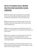 NR&lowbar;293&lowbar;ATI&lowbar;PHARMACOLOGY&lowbar;MIDTERM&lowbar;PRACTICE&lowbar;PAPER&lowbar;2026&lowbar;REVIEW&lowbar;SOLVED &lpar;2