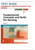 Test Bank for Dewit's Fundamental Concepts and Skills for Nursing 7th Edition By Patricia Williams&vert; 9780443245237&vert; All Chapters&vert; LATEST 2026