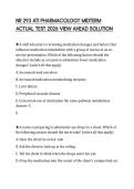 NR&lowbar;293&lowbar;ATI&lowbar;PHARMACOLOGY&lowbar;MIDTERM&lowbar;ACTUAL&lowbar;TEST&lowbar;2026&lowbar;VIEW&lowbar;AHEAD&lowbar;SOLUTION&period;