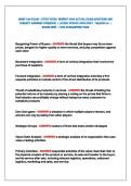 MGMT 449 ExaM 1 STudy GuidE NEWEST 2026 aCTuaL ExaM QuESTiONS aNd&NewLine;CORRECT aNSWERS &lpar;VERiFiEd&rpar; &vert; LaTEST uPdaTE 2026&sol;2027 &vert; GRadEd a&plus; &vert;&NewLine;BRaNd NEW &vert; 100&percnt; GuaRaNTEEd PaSS 