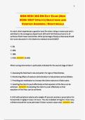 BSN HESI 366 RN Exit Exam &ndash; New 2026&sol;2027 Questions & Verified Answers&NewLine;&NewLine;