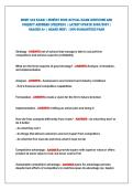 MGMT 449 ExaM 1 NEWEST 2026 aCTUaL ExaM QUESTIONS aND&NewLine;CORRECT aNSWERS &lpar;VERIFIED&rpar; &vert; LaTEST UPDaTE 2026&sol;2027 &vert;&NewLine;GRaDED a&plus; &vert; BRaND NEW &vert; 100&percnt; GUaRaNTEED PaSS 