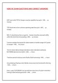NERC RC EXAM QUESTIONS AND CORRECT ANSWERS