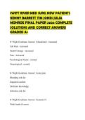 SWIFT RIVER MED SURG NEW PATIENTS KENNY BARRETT TIM JONES JULIA MONROE FINAL PAPER