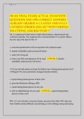 NR 601 Final Exam &ndash; Actual Exam Q&A with 100&percnt; Correct Answers &lpar;Chamberlain&comma; 2026&ndash;2027&rpar; &vert; Verified Solutions&NewLine;&NewLine;