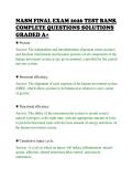 NASM FINAL EXAM 2026 TEST BANK&NewLine;COMPLETE QUESTIONS SOLUTIONS&NewLine;GRADED A&plus;&NewLine;