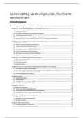 Samenvatting Psychiatrie &vert; Psychische Aandoeningen &vert; Hogeschool Leiden &vert; 2025&sol;26