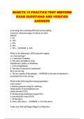NUSCTX 10 Practice Test &ndash; Midterm Exam Questions & Verified Answers &lpar;2026&sol;2027 Update&rpar;&NewLine;&NewLine;