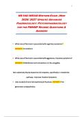 NR 546 Midterm Exam &ndash; Advanced Psychopharmacology for the PMHNP &vert; Q&A &lpar;2026&sol;2027 Update&rpar;&NewLine;&NewLine;