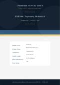 EME1501 Assignment 2 &vert; ENGINEERING MECHANICS I &vert;Solutions 2026
