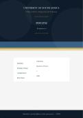 PHY3702 Assignment 1 Solutions Year Module 2026 &vert;Quantum Physics&vert;