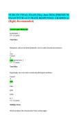 NURS 231 Pathophysiology Final Exam - Portage Learning&NewLine;
