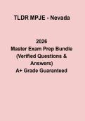 TLDR MPJE Nevada PDF &vert; Condensed Pharmacy Law Exam Study Guide & Quick Review Notes