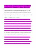 FLSD Study guide&vert; Complete questions and verified answers&vert; Latest 2026&sol;2027