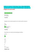 NURS 231 Pathophysiology Final Exam - Portage Learning&NewLine;