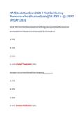 NATE Gas & Heat Exam 2026 &ndash; HVAC Gas Heating Professional Certification Guide&vert;&vert; GRADED A&plus;&vert;&vert; LATEST UPDATE 2026