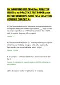 NY INDEPENDENT GENERAL ADJUSTER&NewLine;SERIES 17 70 PRACTICE TEST PAPER 2026&NewLine;TESTED QUESTIONS WITH FULL SOLUTION&NewLine;VERIFIED GRADED A&plus;