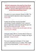 NR 224 Fundamentals of Nursing Final Exam Study &NewLine;Guide&comma; Chamberlain University&vert;&vert;Verified Exam&excl;&excl;&excl;&vert;&vert;&comma; &NewLine;2026&sol;2027 -Question NGN-Aligned Examination with &NewLine;Verified Rationales&vert;&vert;Newest Exam&excl;&excl;&excl;