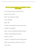 NLN Pax Verbal Exam Questions with CORRECT Answers &NewLine;&lpar;Latest Update&rpar; 