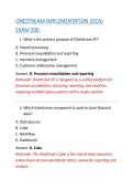 ONESTREAM IMPLEMENTATION &lpar;OCA&rpar;&NewLine;EXAM 200