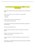 NLN PAX Physics Exam Questions with CORRECT Answers &NewLine;&lpar;Latest Update&rpar; 