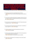 NR 601 MIDTERM LATEST 2026&sol;2027&NewLine;ACTUAL EXAM QUESTIONS WITH&NewLine;CORRECT ANSWERS 100&percnt; VERIFIED&NewLine;GRADED A&plus;