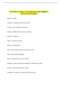 NLN PAX Vocabulary Words Questions with CORRECT &NewLine;Answers &lpar;Latest Update&rpar;