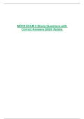 MDC2 EXAM 2 &vert;Study Questions with Correct Answers &vert;2026 Update 