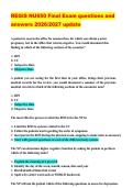 Regis NU650 Final Exam Prep - Advanced Physical Assessment Q&A &lpar;2026&sol;2027&rpar;