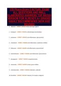 378 Pharm Exam 2 ACTUAL EXAM&NewLine;ALL QUESTIONS AND WELL&NewLine;ELABORATED ANSWERS TOP RATED&NewLine;VERSION FOR ALREADY A&plus; GRADED&NewLine;HIGHLY RECOMMENDED &vert;NEW AND&NewLine;REVISED
