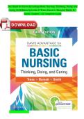 Test Bank for Davis Advantage Basic Nursing Thinking&comma; Doing&comma; and Caring 3rd Edition By Leslie S&period; Treas&semi; Karen L&period; Barnett&semi; Mable H&period; Smith Chapter 1-41 Complete Guide