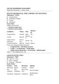 NURS5433 FNP EYE DISORDERS CRAM SHEET High-Yield Mnemonics &plus; Exam Tricks Winter 2025 UTA