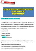 NR565 Advanced Pharmacology Fundamentals - Midterm Exam Test Bank &lpar;Chamberlain University&rpar;&NewLine;