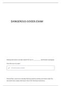 DANGEROUS GOODS QUESTIONS AND ANSWERS 