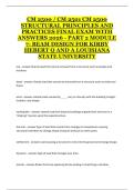 CM 2500 &sol; CM 2501 Structural Principles and Practices &ndash; Final Exam Part 2 &lpar;Module 7 Beam Design&rpar; Study Guide &ndash; LSU Kirby Hebert Q&A
