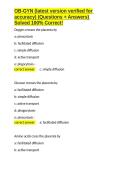 OB-GYN &lpar;latest version verified for accuracy&rpar; &lpar;Questions &plus; Answers&rpar; Solved 100- Correct&excl;&period;docx&NewLine;&NewLine;