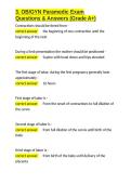 3&period; OB GYN Paramedic Exam Questions & Answers &lpar;Grade A&plus;&rpar;&period;docx&NewLine;&NewLine;
