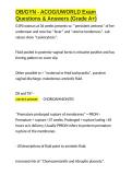OB GYN - ACOG UWORLD Exam Questions & Answers &lpar;Grade A&plus;&rpar;&period;docx&NewLine;&NewLine;