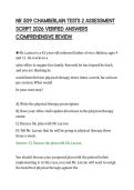 NR 509 CHAMBERLAIN TESTS 2 ASSESSMENT&NewLine;SCRIPT 2026 VERIFIED ANSWERS&NewLine;COMPREHENSIVE REVIEW