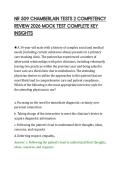 NR 509 CHAMBERLAIN TESTS 2 COMPETENCY&NewLine;REVIEW 2026 MOCK TEST COMPLETE KEY&NewLine;INSIGHTS&NewLine;&NewLine;