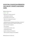 NR 509 FINAL EXAM 88 EXAM PREPARATION&NewLine;PACK 2026 KEY CONCEPTS AND REVISION&NewLine;NOTES