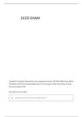 ECCO CARING FOR PATIENTS WITH RENAL DISORDERS- PART 1 QUESTIONS WITH VERIFIED ANSWERS