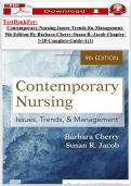 Test Bank for Contemporary Nursing Issues&comma; Trends&comma; & Management 8th Edition &vert; Chapters 1&ndash;28 Complete Guide A&plus;