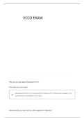 ECCO FINAL EXAM
