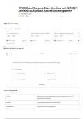 CPESC Exam&vert; Complete Exam Questions and CORRECT Answers&vert; &lpar;2026 update&rpar; Assured success&vert; grade A&plus;