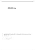 ECCO CARING FOR PATIENTS WITH NEUROLOGIC DISORDERS- PART 2 QUESTIONS WITH VERIFIED ANSWERS